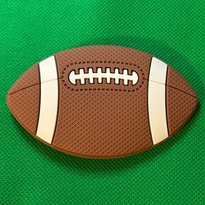 NEW Football Bogg Bag Accessory or Charm